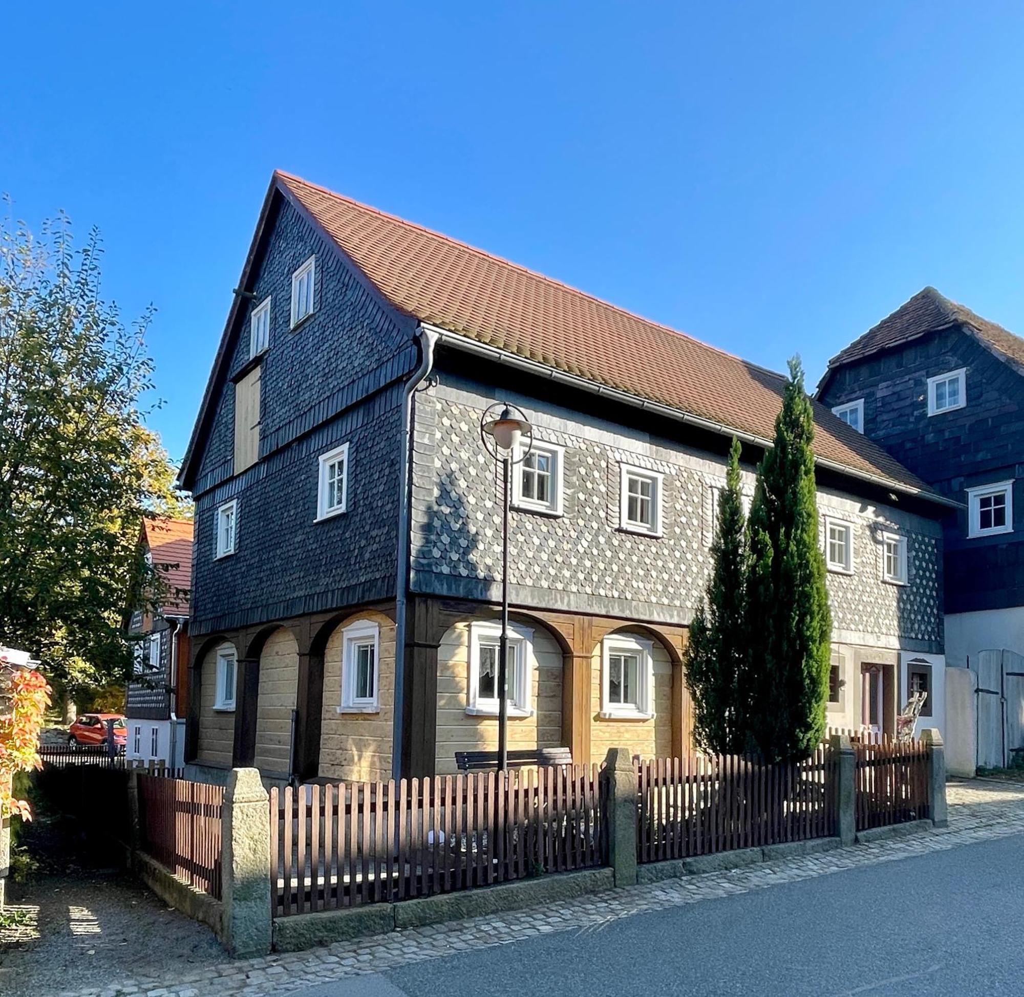 Haus Emma, Im Herzen Der Oberlausitz Kottmar エクステリア 写真