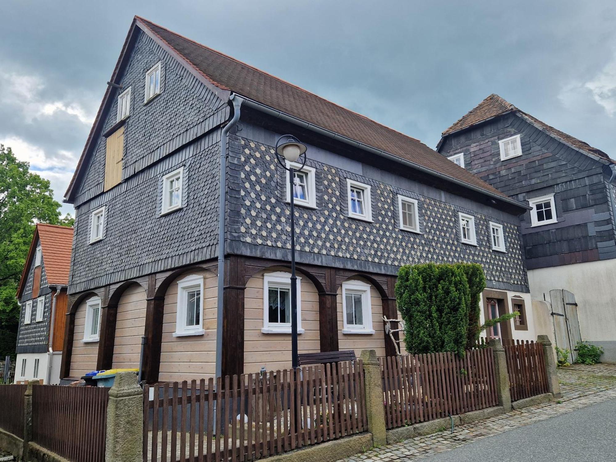 Haus Emma, Im Herzen Der Oberlausitz Kottmar エクステリア 写真